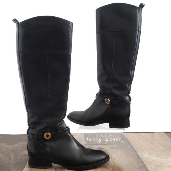 Tory Burch Shoes - Tory Burch Brita Tall Riding Boots 5.5 Black